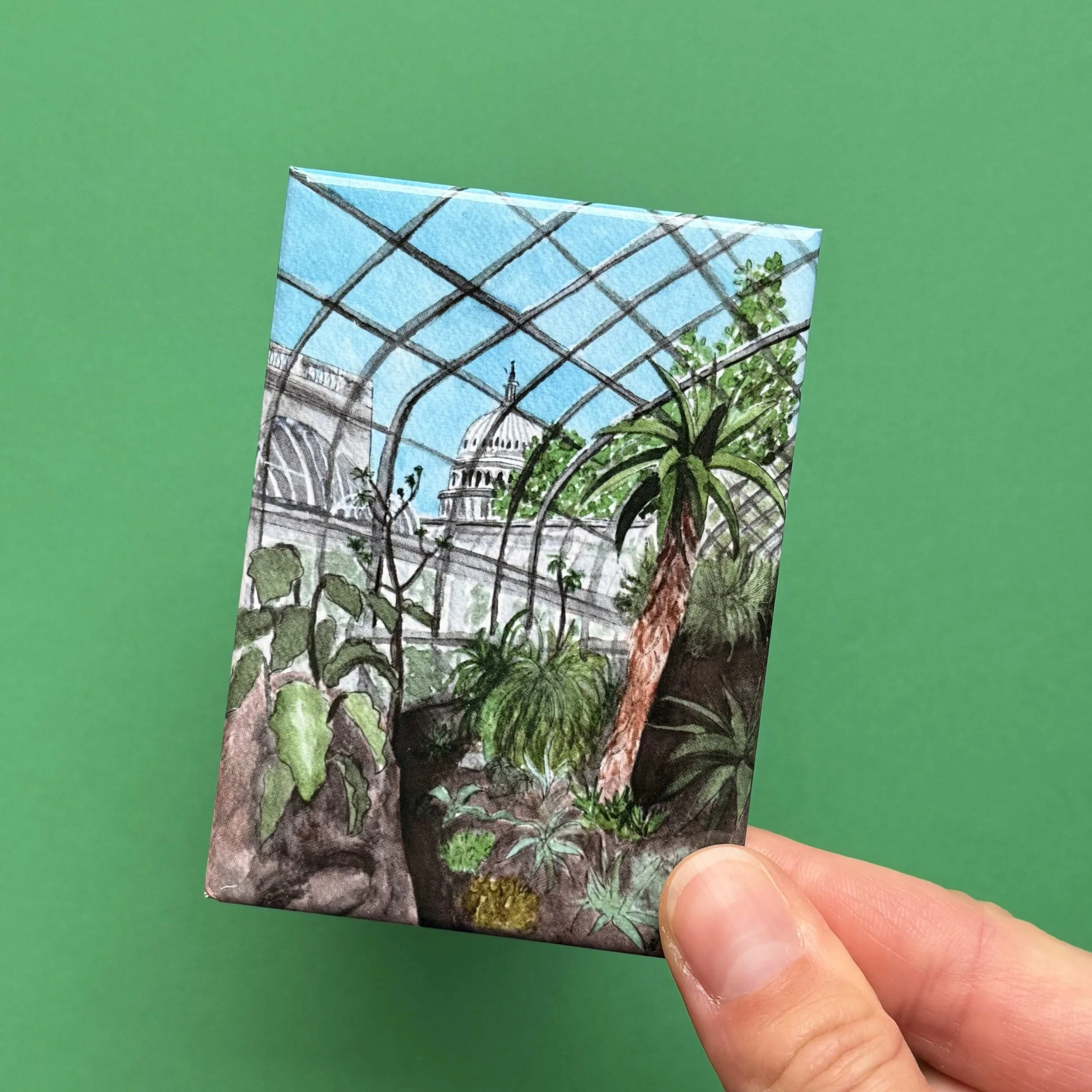 US Botanic Garden Magnet Washington DC, Botanical Garden Souvenir